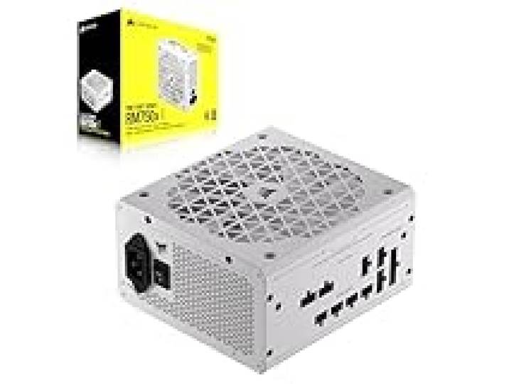 Corsair RM750x SHIFT Alimentation ATX Entièrement Modulaire - Interface Latérale Modulaire - Compliant ATX 3.1 & PCIe 5.1 - Condensateurs Évalués à 105°C - Efficacité 80 PLUS Gold - Blanc