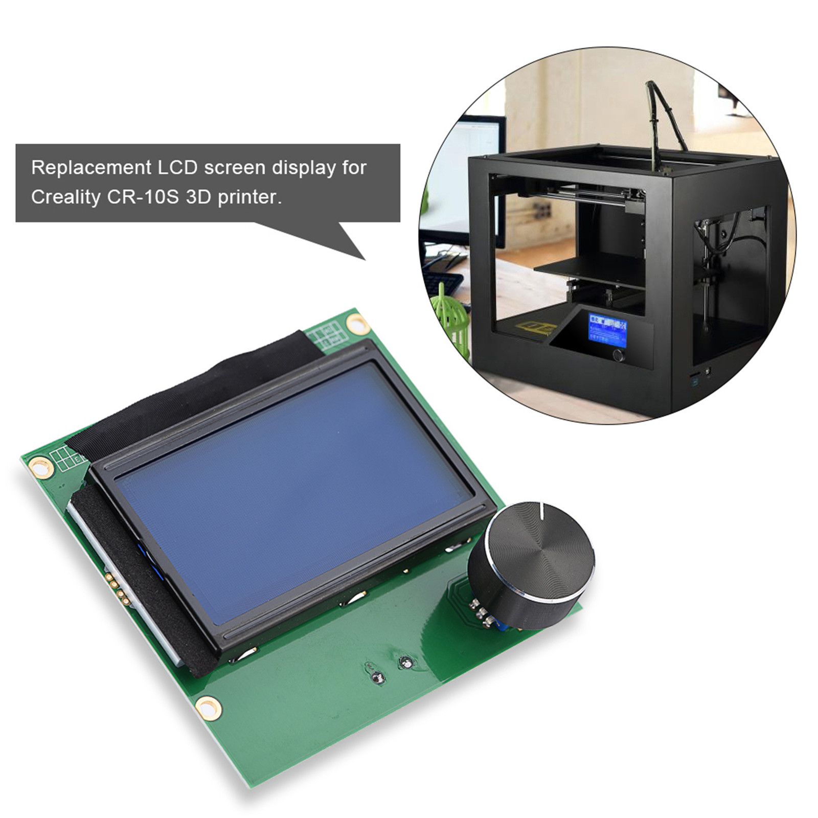 LCD-scherm voor CR-10S 3D-printer van Cocosity