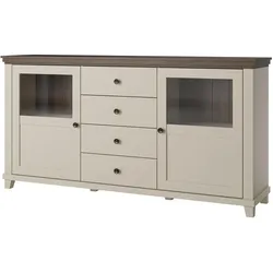 SIDEBOARD EVANDRO 181x42x93 cm mit 4 Schubladen und 2 Türen Beige