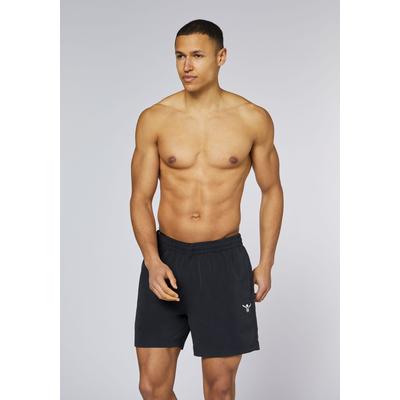 Badeshorts CHIEMSEE, Herren, Gr. XXL (60/62), schwarz, 100% Polyester, Badehosen Badeshorts