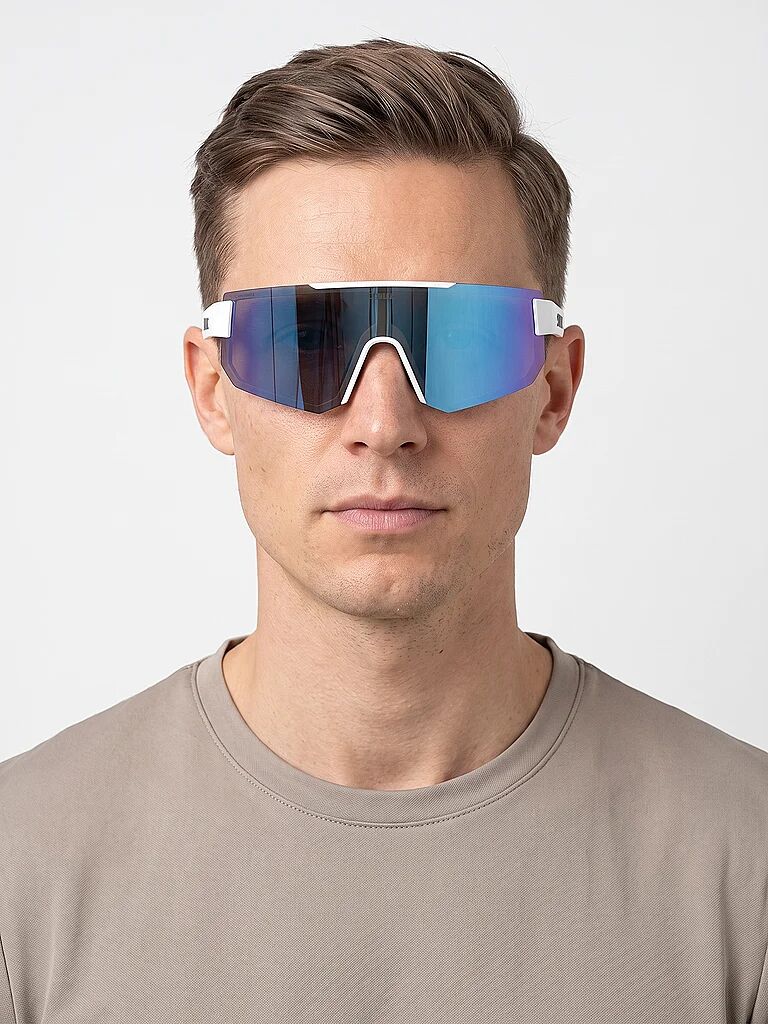 BLIZ Herren Sportbrille Shield P005 weiss M