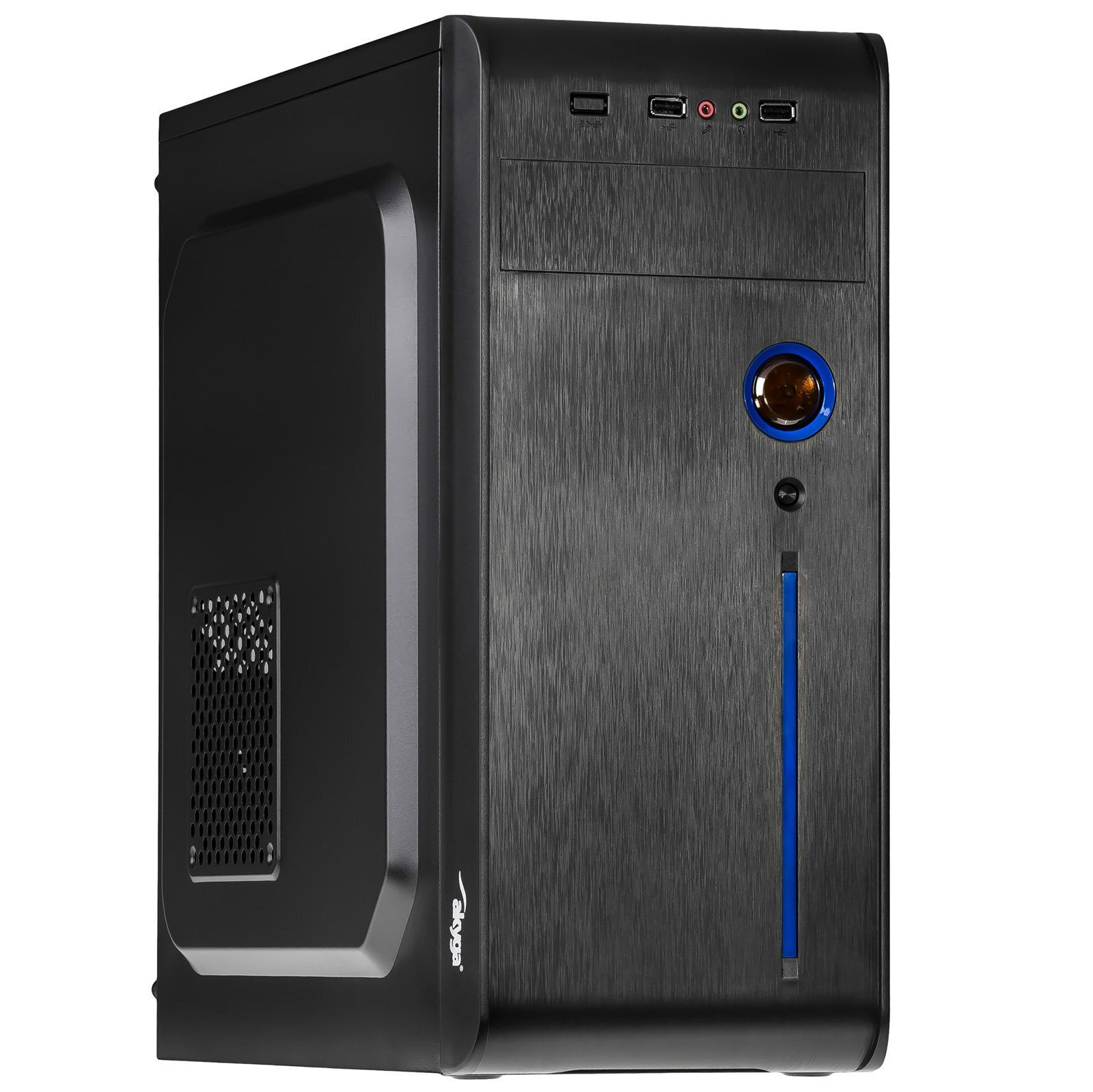 Akyga AK939BL Midi Tower computerbehuizing - Zwart