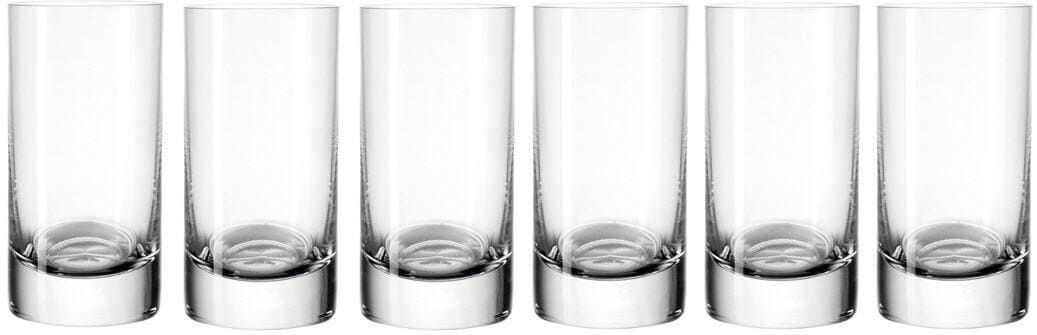 Glas LEONARDO "Trinkglas Easy mini 50 ml", transparent, H:7,6cm Ø:3,9cm, Kristallglas, Trinkgefässe, Glas transparent Ø 3,9cm x 7,6cm, 50ml