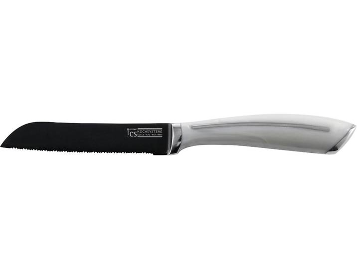 Allzweckmesser CARL SCHMIDT SOHN Garmisch , grau, Edelstahl, Kochmesser, Allzweckmesser, Griff aus Perlmuttimitat