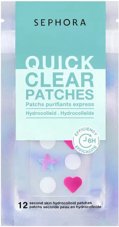 SEPHORA - Express-Reinigungspatches - 12 Hydrokolloid-Patches, 12 Stück, Fantasie