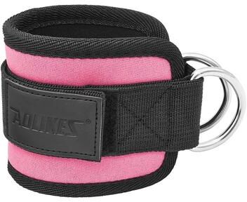 Inspired Living AOLIKES Double D Ring Cable Ankle Straps For Glute And Leg Workouts 1pc Rose