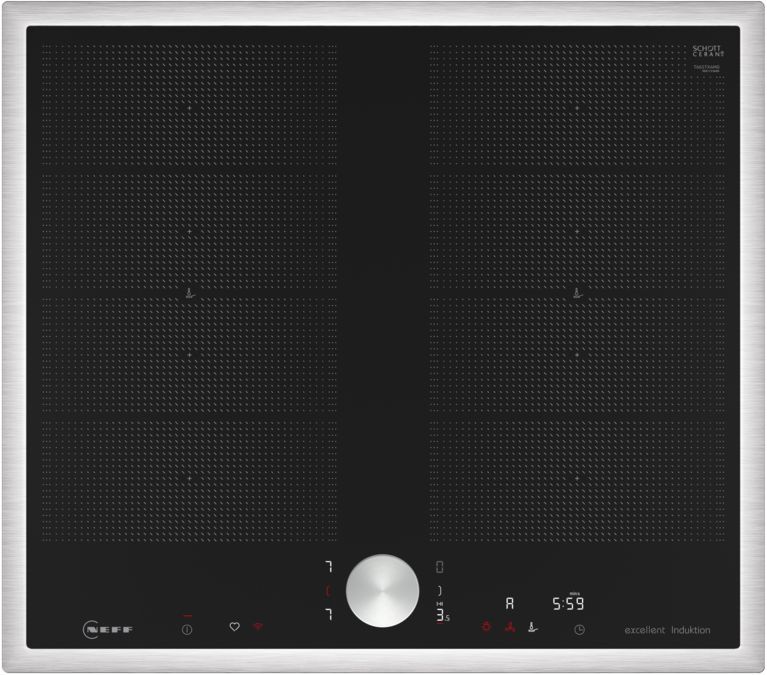 Neff TPLE662F0 (T66STX4M0 + Z943SE0) autarkes 60cm 60 cm Induktions Kochfeld/Herdplatte 4 Zone(n)