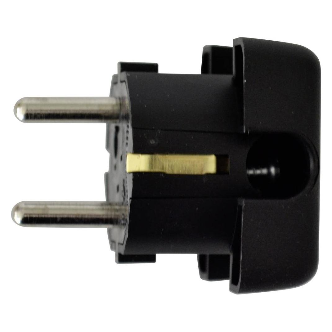 N&L Elektrotechnik FLAT PLUG 16A, IP20, BLACK 17839 (CEE 7/16) (17839)
