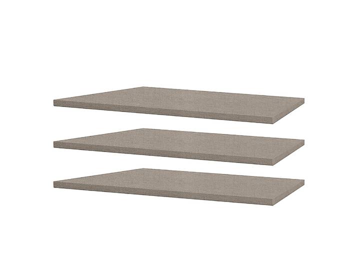 Fachboden Rauch 3er-Set 43 x 2 x 50cm Beige Spanplatte bedruckt & lackiert