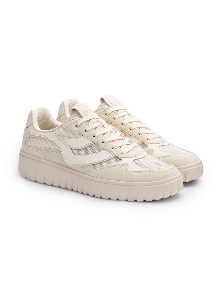LLOYD Leder-Sneakers in Creme - 45