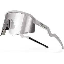 Naos, Herren, Sportbrille, Ziris - Regular - Silver / Silver (Silver, Silver), Silber