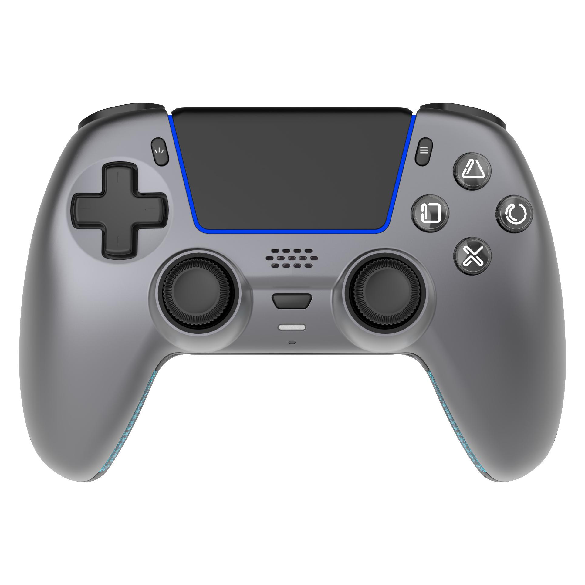 Deltaco Controller inkl. Ladestation Wireless steelgray PS5 (Android, iOS, PC, PS5) (GAM-199-STEELGRAY)