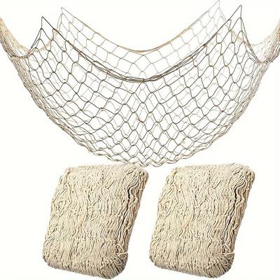 Uplift Treasures Nautical Fishing Net Wall Decor Beach Theme Hanging Nautical Fishing Net Wall Decor Beach Theme Hanging