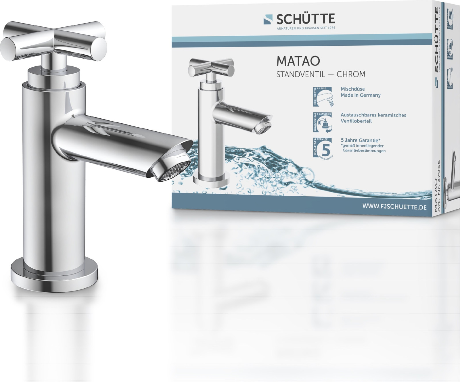 Schütte MATAO Waterkraan voor koud water, chroom