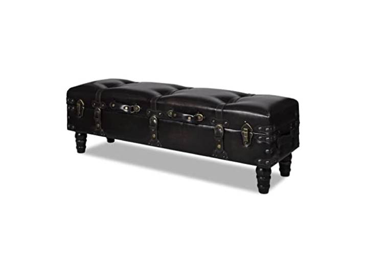 vidaXL Banc Long de Rangement Marron