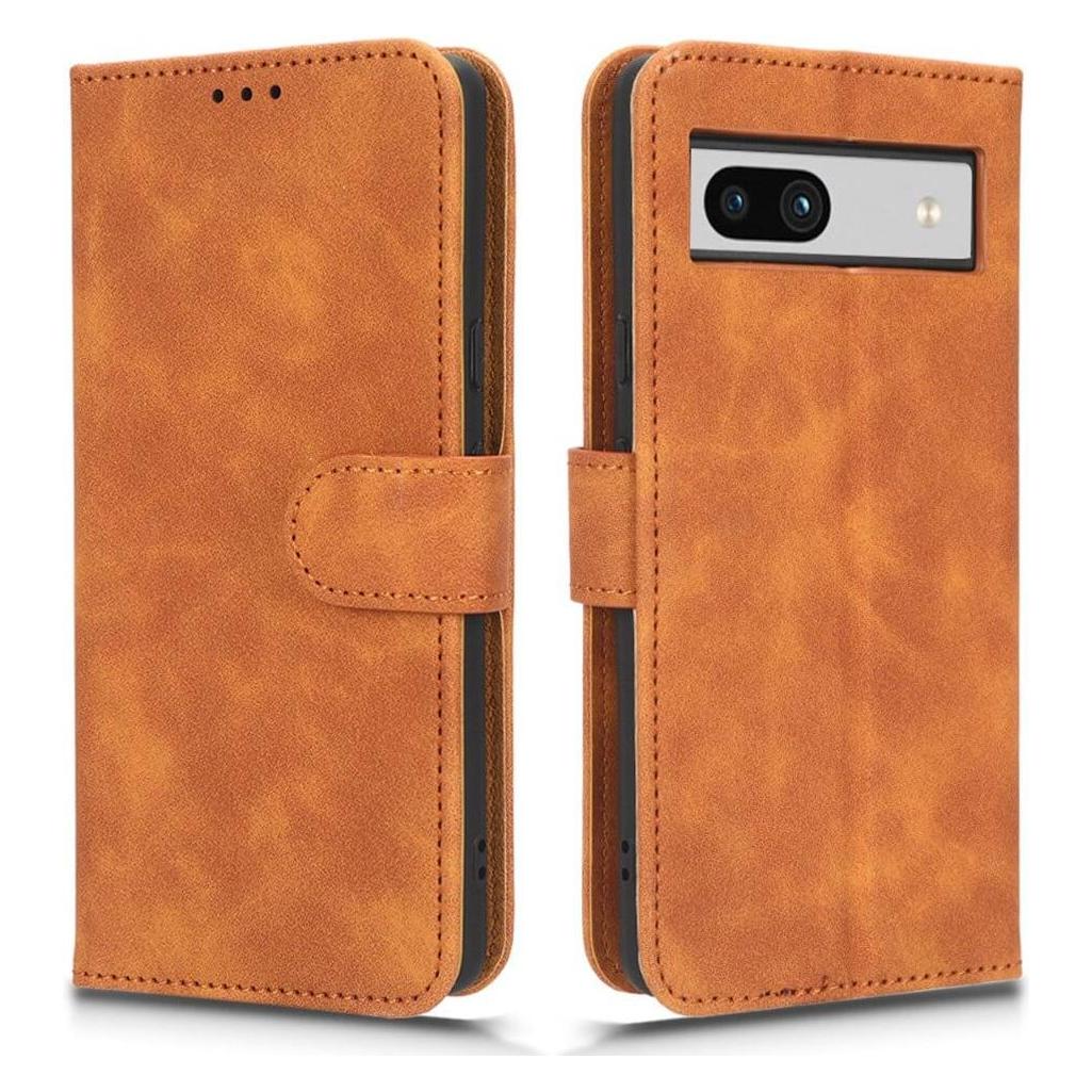 Cover-Discount Google Pixel 7a - Leder Etui Hülle braun (Google Pixel 7a) (660125496E)