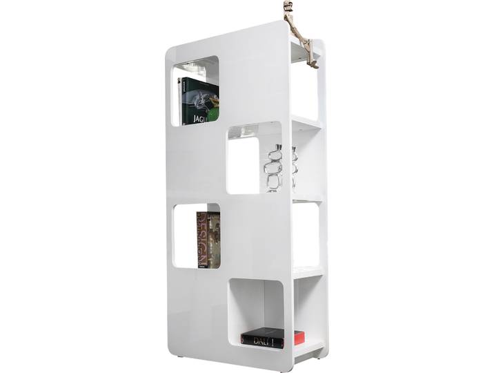 Raumteiler SALESFEVER Flexibler Raumteiler , weiß, B:81cm H:168cm T:36cm, MDF, Regale, Raumteiler, Flexibel platzierbar für individuelles Wohnambiente