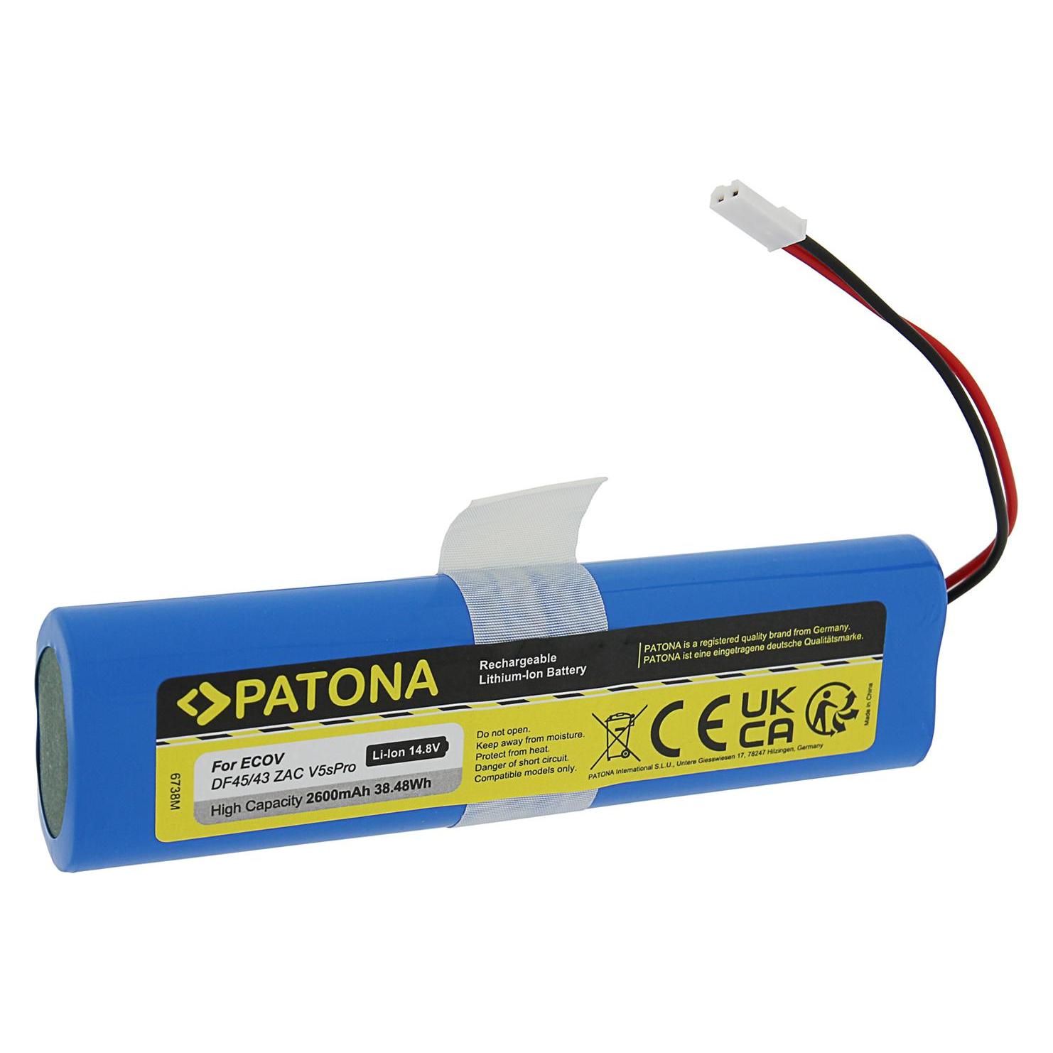 Patona Akku Ecovacs DF45/43 ZACO V5sPro (6738)