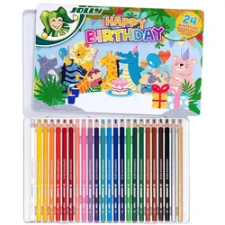 JOLLY Buntstifte »Happy Birthday Supersticks Delta« 24 Stück braun