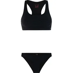 Protest Eager Bikini Set Damen | Gr. 34 | schwarz - schwarz
