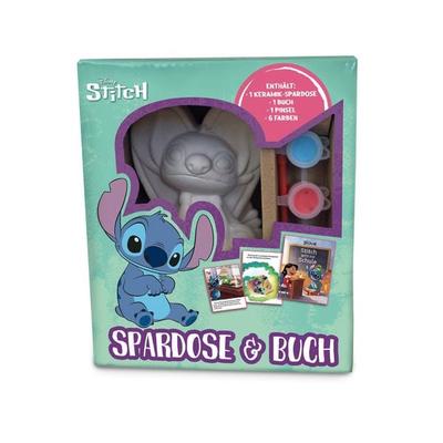 Disney Stitch: Spardose & Buch