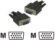 Computer Gear VGA Monitor Cable 3m Male to Male Black
