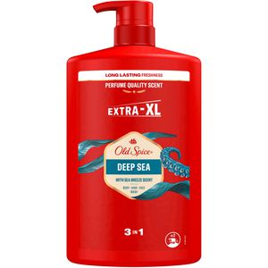 Old-Spice Duschgel Deep Sea 3in1, für Männer, Körper, Haare und Gesicht, Pumpspender, 1 Liter