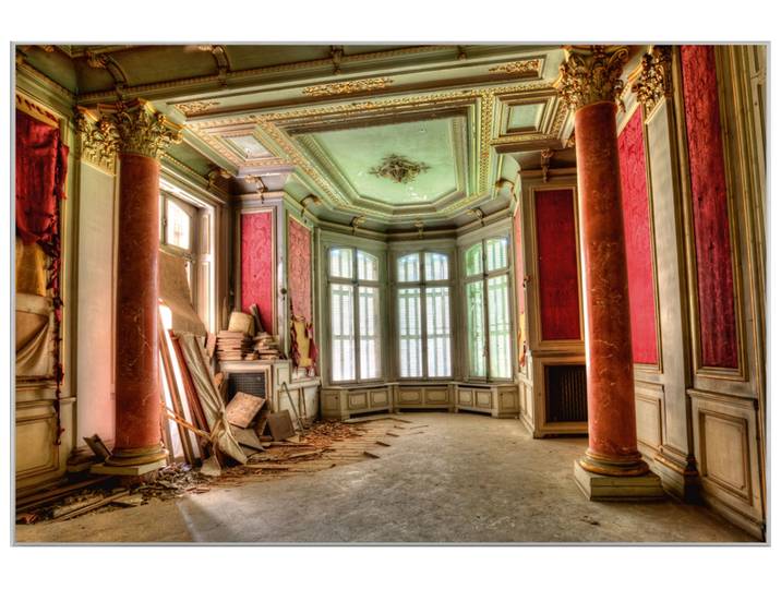 Bild mit Rahmen Lost Place Salon image LAND