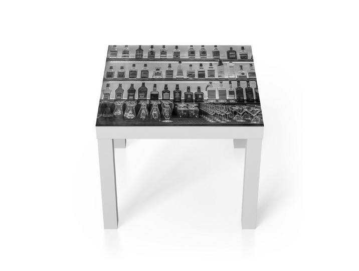 DEQORI Couchtisch 'Spirituosen Symphonie', Glas Beistelltisch Glastisch modern