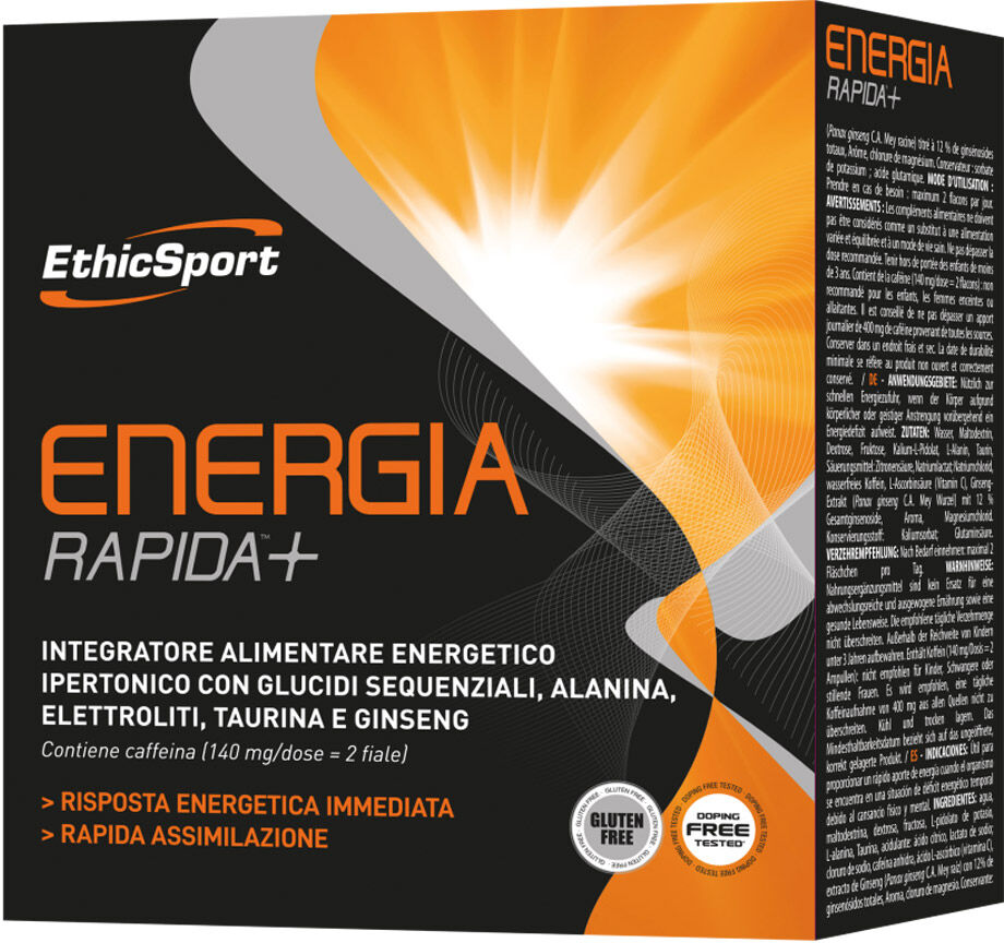 ethic sport energia rapida + 10 fiale da 25 ml