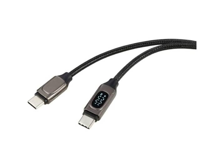 Renkforce RF-6249292 USB-kabel USB 2.0 USB-C stekker, USB-C stekker 0.50 m Zilver (metallic)