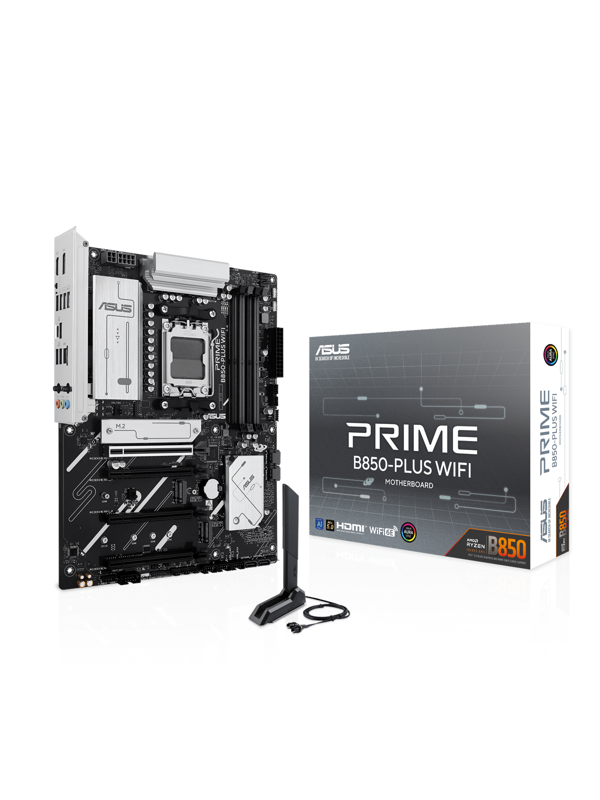 ASUS PRIME B850-PLUS WIFI Mainboard - AMD B850 - AMD AM5 - DDR5 RAM - ATX