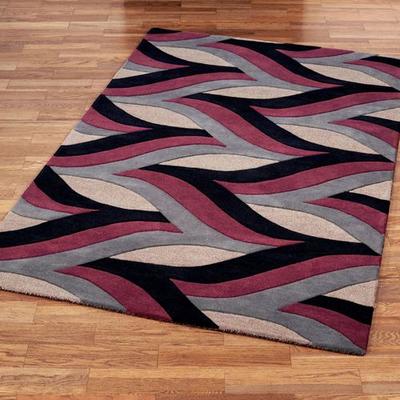 Kas Oriental Rugs Inc / Ds "Divergence Rectangle Rug Claret, 2'3"" x 3'9"", Claret"