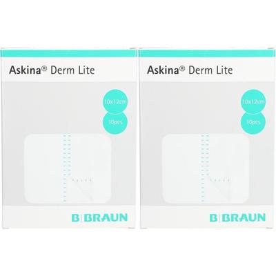 Askina Derm Lite Transparentverb.10x12 cm steril x2 2x10 St Verband