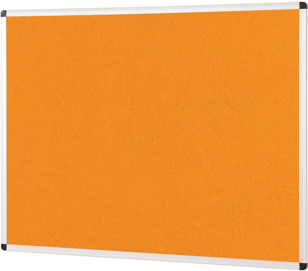 Symple Stuff Wall Mounted Bulletin Board Orange 60 cm H x 90 cm W x 1.2 cm D
