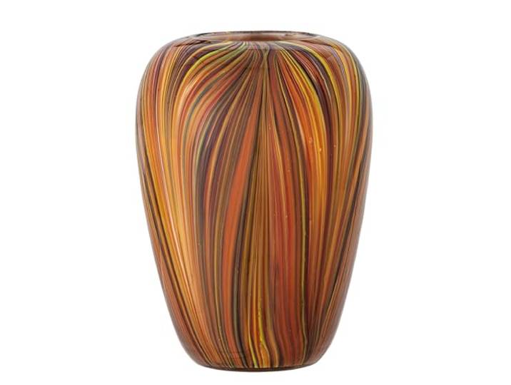 Bloomingville Creative Collection Sunny Vase, Orange, Glas, T16,5xH22,5 cm