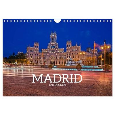 Madrid entdecken (Wandkalender 2027 DIN A4 quer), CALVENDO Monatskalender