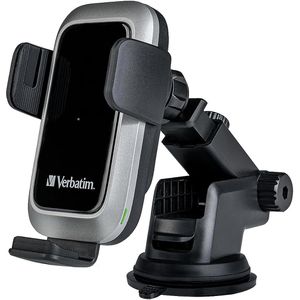 Verbatim Handyhalterung FWC-03, 15W, mit Gelenk, schwarz, universal, mit Saugnapf