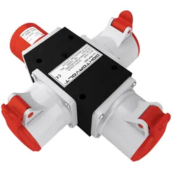 CEE Adapter 3x32A /400V Baustromverteiler ROP 3253 DV