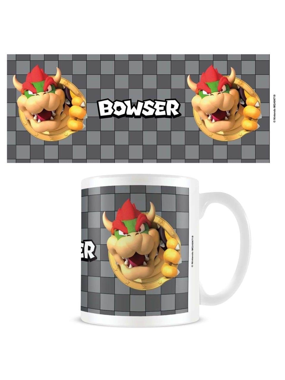 Pyramid - Super Mario (Bowser 3D Port) - White - Becher