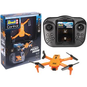 Revell Drohne Pocket Drone Quadrocopter, mit Controller & Akku, 720p Kamera, 7 min Flugzeit, 59 g
