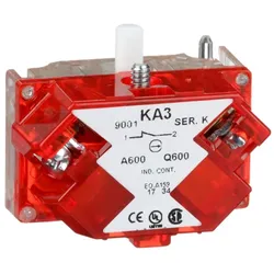 Schneider Electric 9001KA3 Hilfsschalterblock m. gesch. Klemmen, 9001K, 1Ö Standard, Silberlegierung