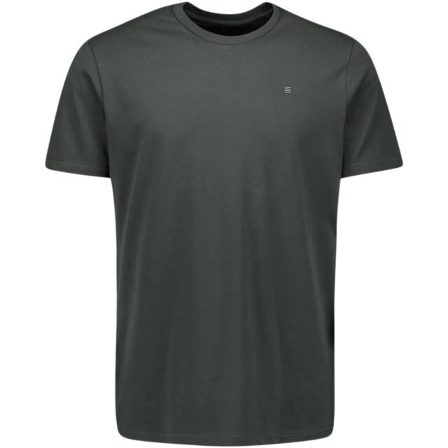 No Excess T-shirt crewneck solid basic dark steel