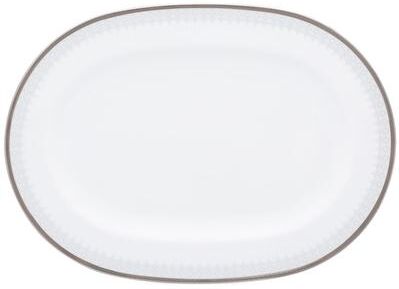 "Noritake Silver Colonnade Oval Platter, 14"""