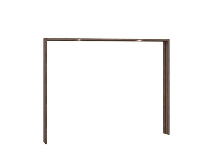 Passepartout >PASSEPARTOUT< PASSEPARTOUT in Schlammeiche mit modernen Design. Maße: 280,6 x 215,1 x 23,8 cm, Gewicht: 44 kg. Inkl. kühler Beleuchtung. Robustes Spanplattenmaterial, zerlegt geliefert.