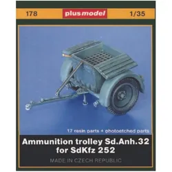 Plus Model Sd. Anh. 32 Munitionsanhänger für SdKfz. 252