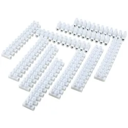 10x Lüsterklemme 4mm2 12P mit Kabelschutz VDE/UL DGN DG10HSWP-1.2-12P-10