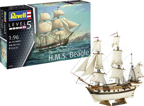 Revell 05458 Darwin's Historical Discovery Barque H.M.S. Beagle Schiffsmodell Bausatz 1:96