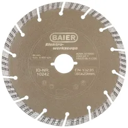 Baier Maschinenfabrik DIAMANTSCHEIBE 185RD 10242