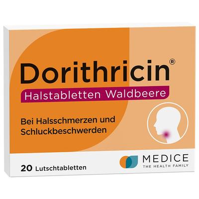 Dorithricin Halstabletten Waldbeere 20 St Lutschtabletten